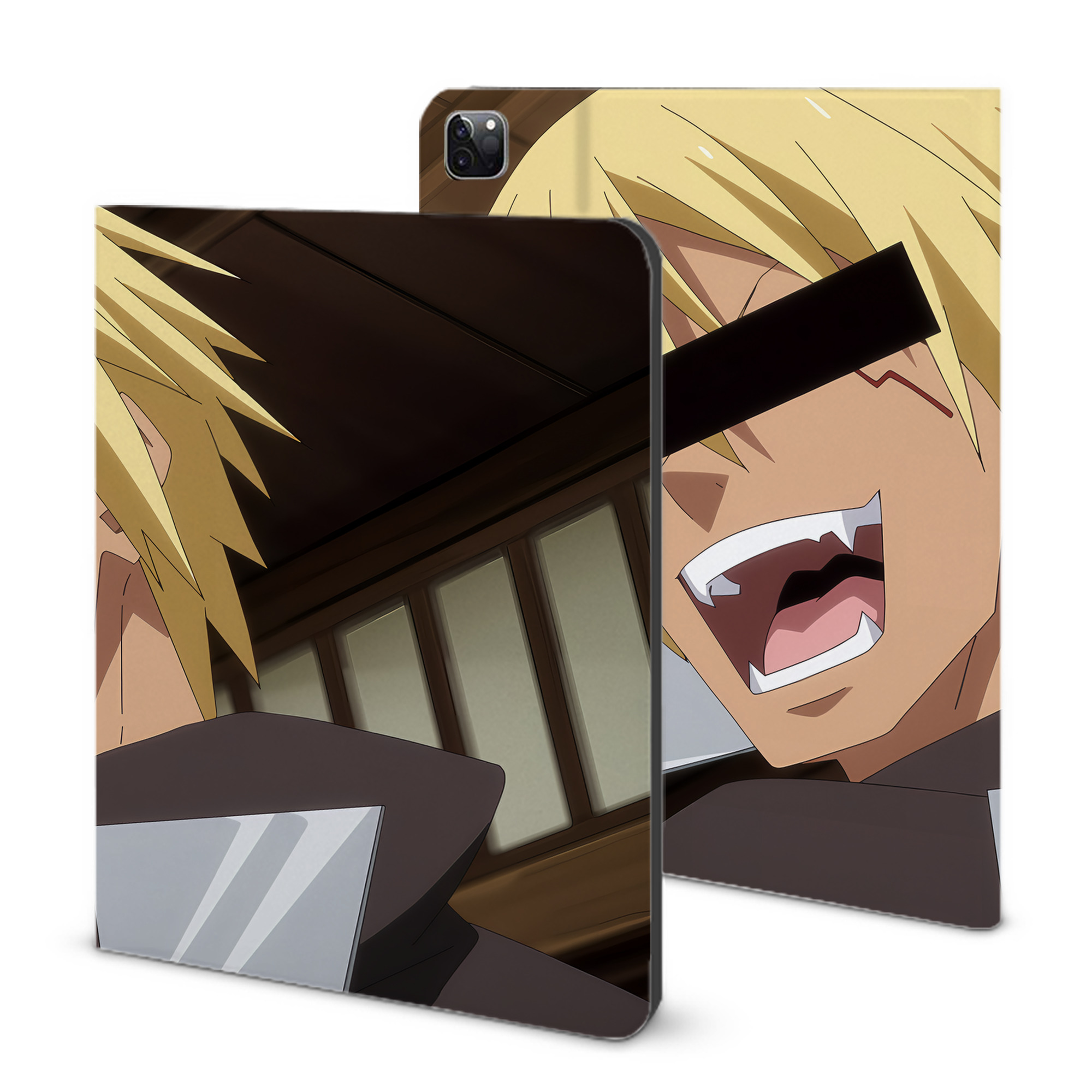 （画像用） 転スラ Regarding Reincarnated to Slime IPad ケース ブック型 PUレザー TPU 耐衝撃 軽量 薄型 ペン収納なし 全面保護 IPad 各モデル対応